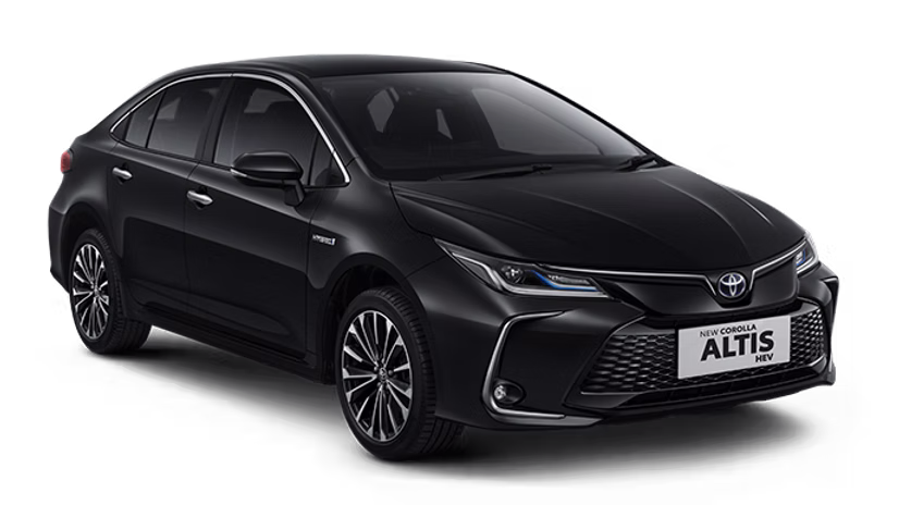 New Corolla Altis Hybrid EV Black