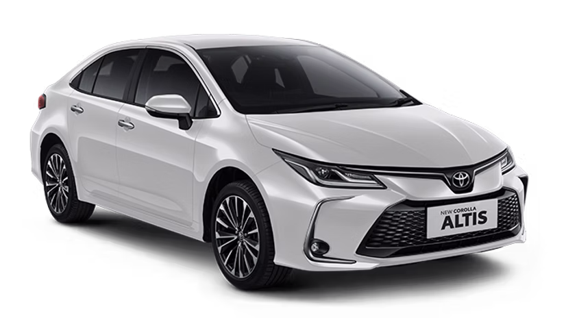 New Corolla Altis Hybrid EV White