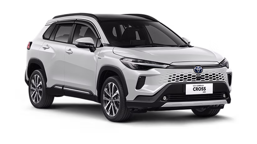 New Corolla Cross HEV White