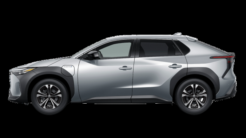 All New BZ4X BEV two-tone-black-precious-silver