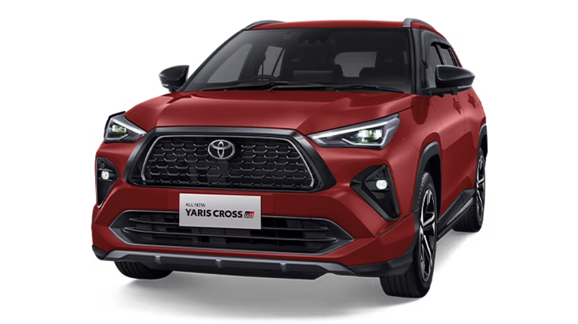 All New Yaris Cross Dark Red